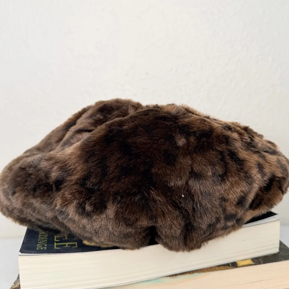 Scala faux fur baseball cap style hat